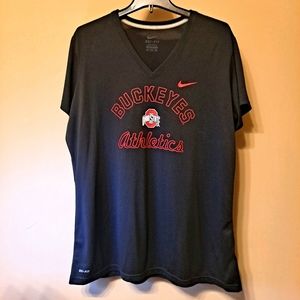 🏷 NIKE BUCKEYES V=NECK 🔥 SIZE XXL